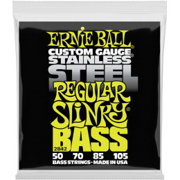 Ernie Ball P02842 Slinky Stainless Steel Bass 50-105