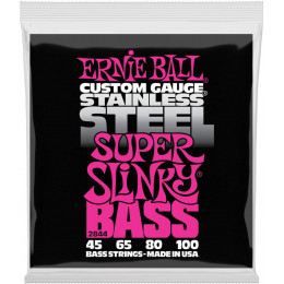 Ernie Ball P02844 Slinky Stainless Steel Bass 45-100