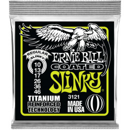 Ernie Ball P03121 Slinky RPS Coated Titanium 10-46
