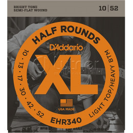 D'Addario EHR340 Half Round 10-52