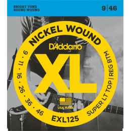 D'Addario EXL125-1 Nickel Wound 9-46