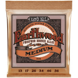 Ernie Ball P02144 Earthwood Phosphor Bronze 13-56