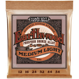 Ernie Ball P02146 Earthwood Phosphor Bronze 12-54