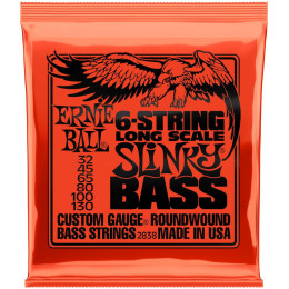 Ernie Ball P02838 Slinky Nickel Wound Bass Long Scale 32-130