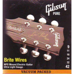 GIBSON SEG-700UL BRITE WIRES NPS WOUND .009-.042