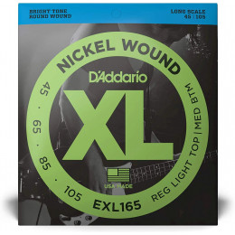 D'Addario EXL165TP Nickel Wound 45-105