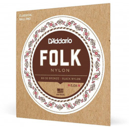 D'Addario EJ34 Folk Nylon