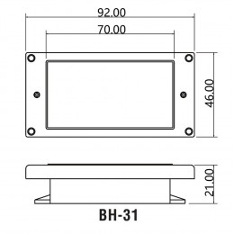 Belcat BH-31Neck-BK 