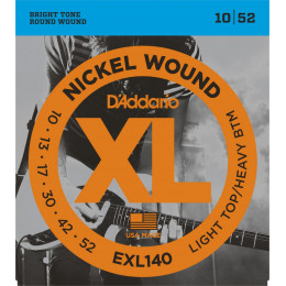 D'Addario EXL140-1 Nickel Wound 10-52