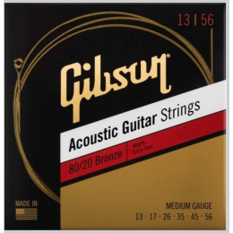 GIBSON SAG-PB13-1 ACUSTIC GUITAR STRINGS MEDIUM GAUGE 13/56