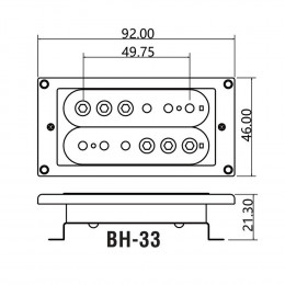 Belcat BH-33Neck-WH 