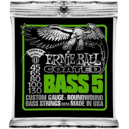 Ernie Ball P03836 Slinky Coated Bass 45-130