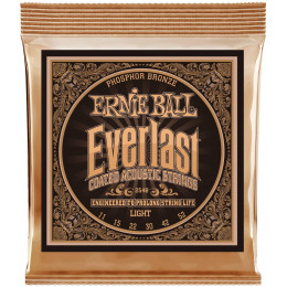 Ernie Ball P02548 Everlast Coated Phosphor Bronze 11-52