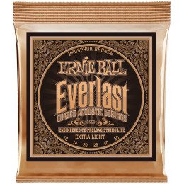 Ernie Ball P02550 Everlast Coated Phosphor Bronze 10-50