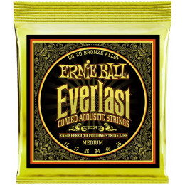 Ernie Ball P02554 Everlast Coated 80/20 Bronze 13-56