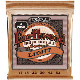 Ernie Ball P03548-3D Earthwood Phosphor Bronze 11-52