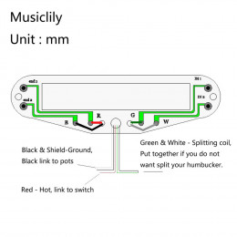 Musiclily MX0449BK