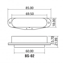 Belcat BS-02A Neck-WH