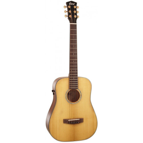 Электроакустическая гитара Cort Gold-mini-F-NAT Gold Series