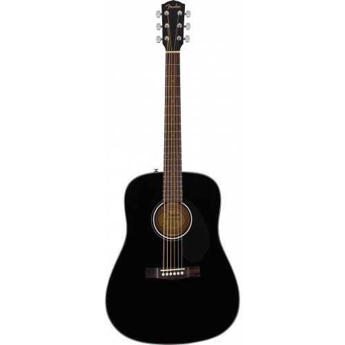 Акустическая гитара FENDER CD-60S Black