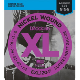 D'Addario EXL120-7 9-52